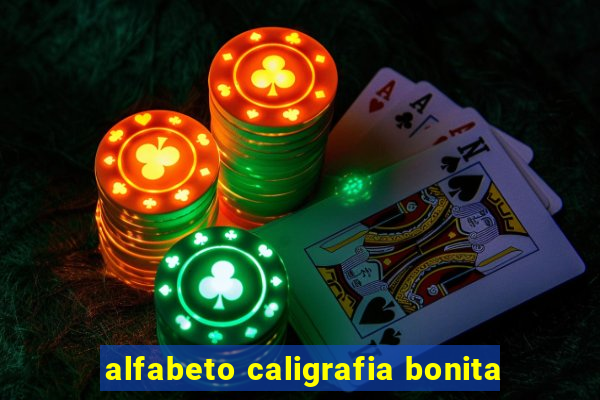 alfabeto caligrafia bonita